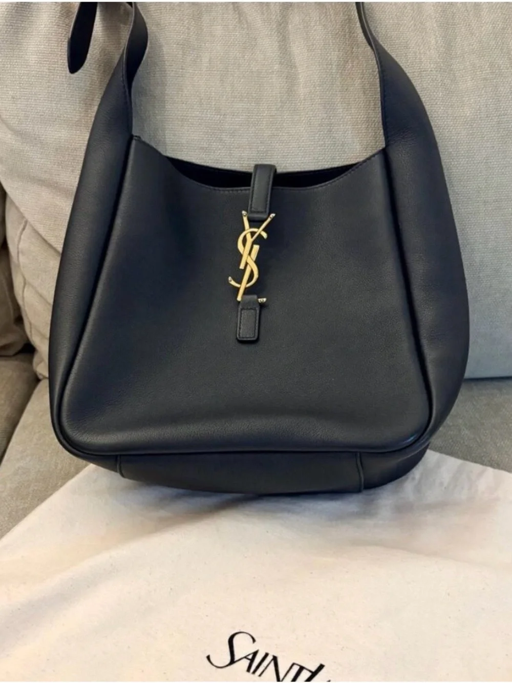 Saint Laurent grained polished bag